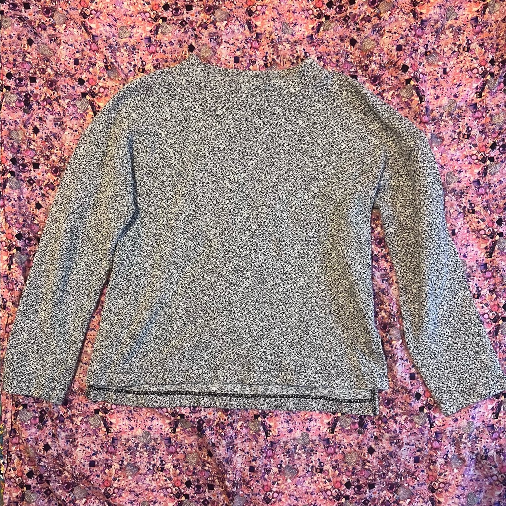 Madewell Black / White Sweater